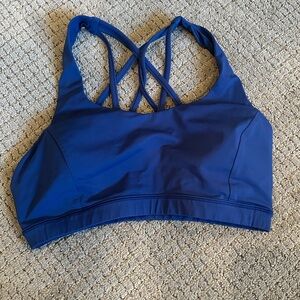 Lululemon Free To Be Serene Sports Bra Blue